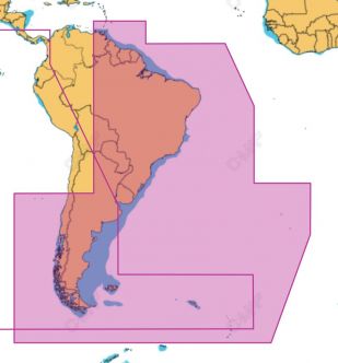 C-MAP REVEAL Gulf of Paria to Cape Horn (M-SA-Y501-MS)