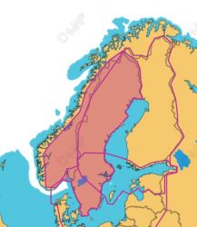 C-MAP REVEAL Scandinavia Inlands (M-EN-Y580-MS)