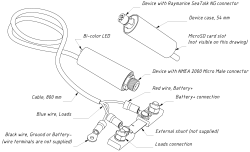 Yacht Devices YDBM-02 akkumonitori