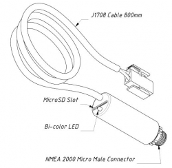 Yacht Devices YDES-04 Engine Gateway J1708